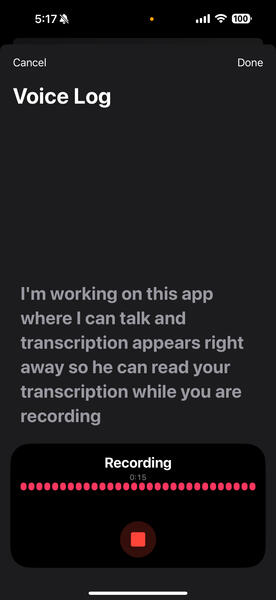 Audio transcription